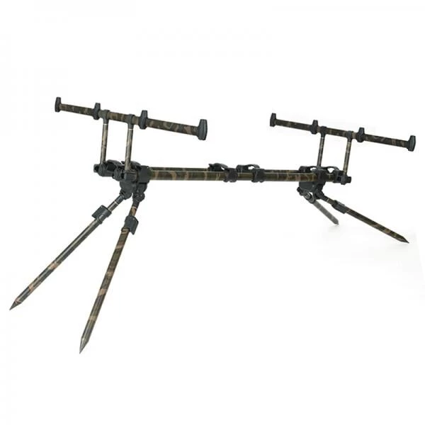 Fox Ranger MK2 4-Rod Camo Rodpod Inclusief Tas - Afbeelding 2