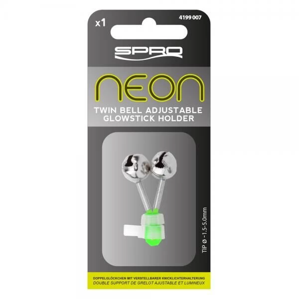 Spro Neon Twin Bell Adjustable Glowstick Holder Tip 1.5-5.0mm - Afbeelding 2